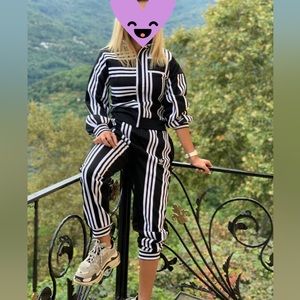 Addidas black and white set